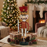Cuddle Decor The Nutcracker Christmas Figurine and Collectible by Lori Mitchell front lifestyle