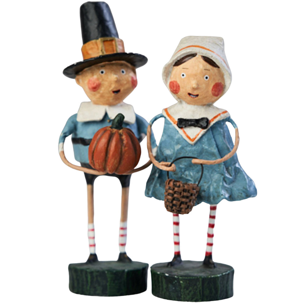 Tom & Goodie Fall and Harvest Figurine by Lori Mitchell