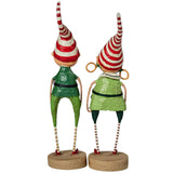 Tootsie & Tinker Twinkle Christmas Figurine by Lori Mitchell back
