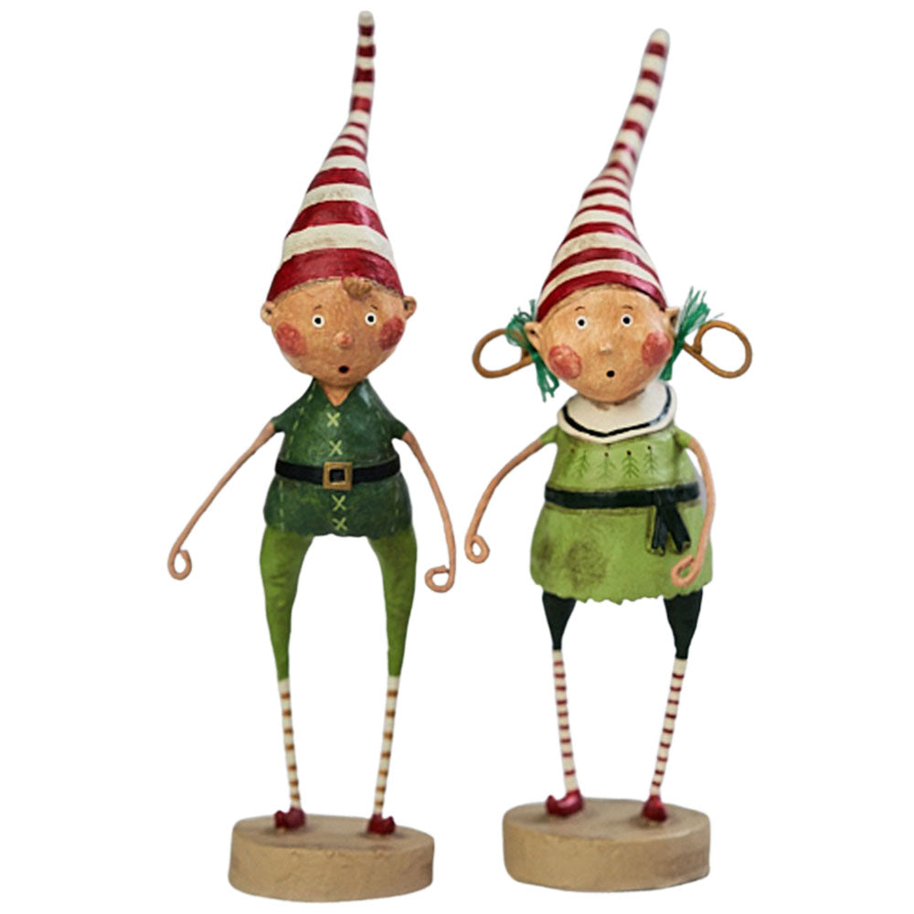 Tootsie & Tinker Twinkle Christmas Figurine by Lori Mitchell front