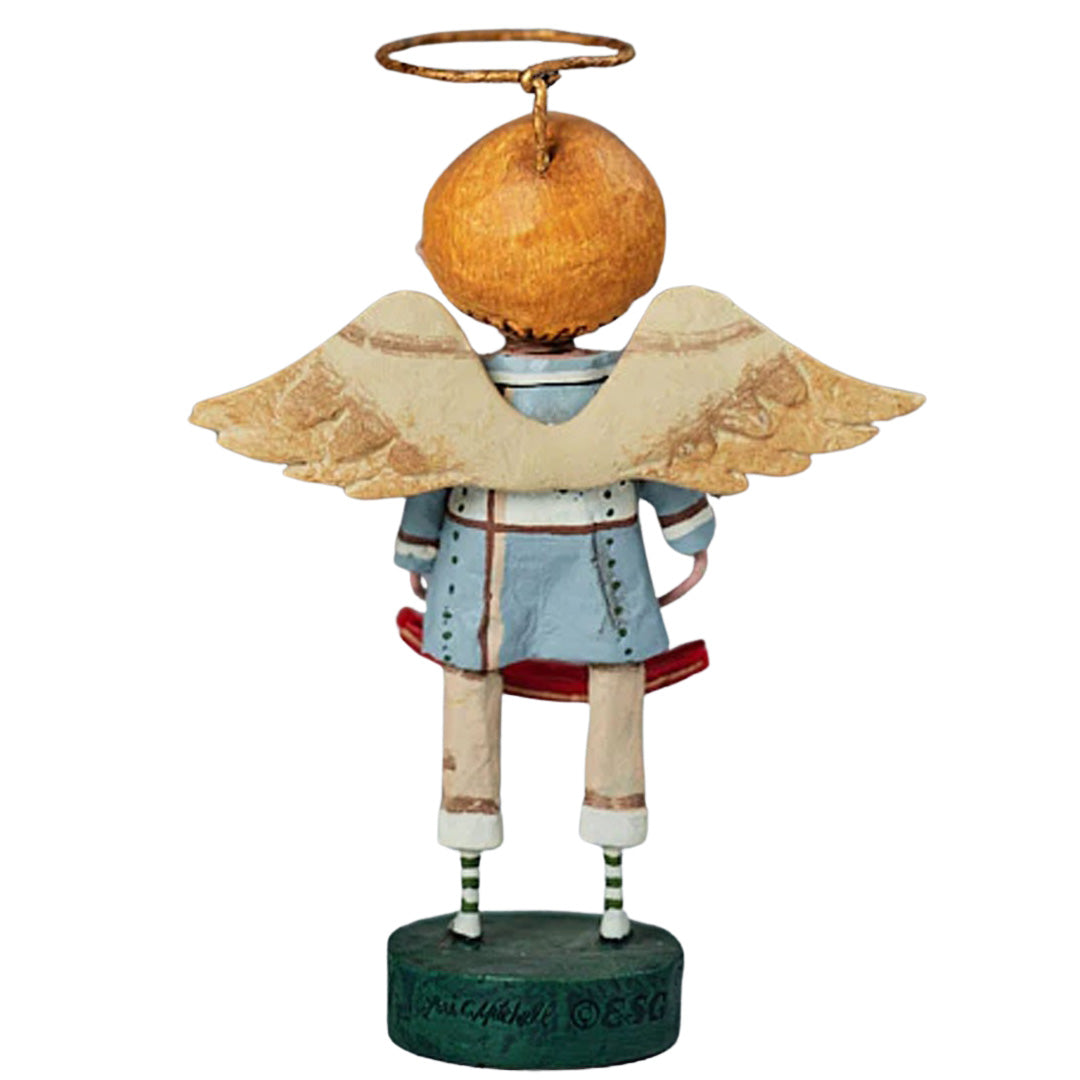 Toy Shoppe Angel Christmas Figurine and Collectible by Lori Mitchell back