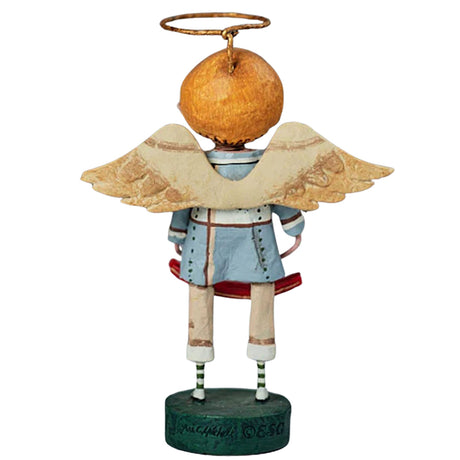 Toy Shoppe Angel Christmas Figurine and Collectible by Lori Mitchell back