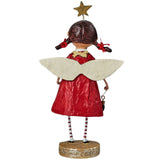 Tree Trimming Angel Christmas Figurine Collectible by Lori Mitchell back
