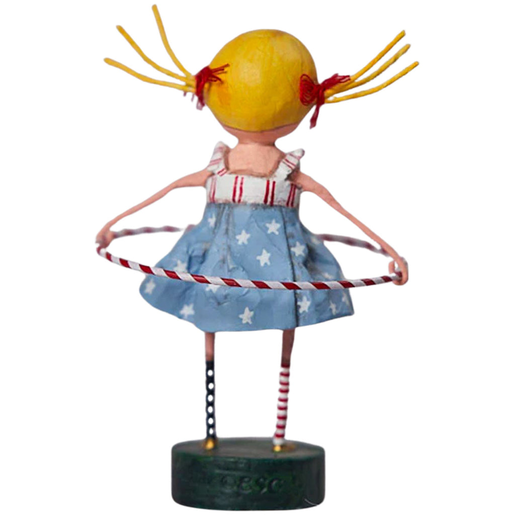 Twist & Shout Patriotic Collectible Figurine by Lori Mitchell back