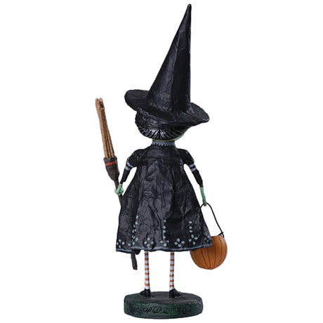 Wicked Witch Halloween Figurine and Collectible by Lori Mitchell new version back