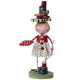 Wrappings and Ribbons Christmas Figurine Collectible by Lori Mitchell front