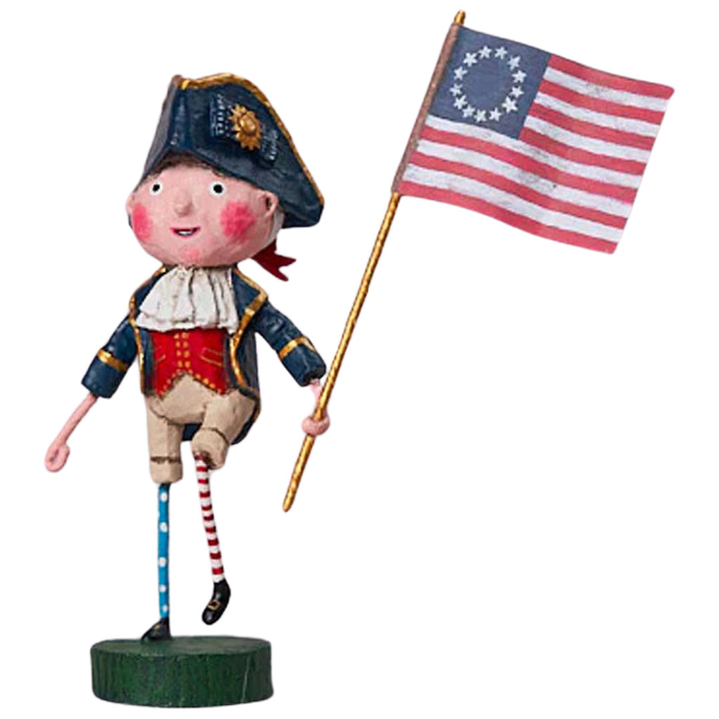 Young Washington Patriotic Collectible Figurine by Lori Mitchell front