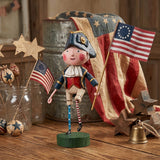 Cuddle Decor Young Washington Patriotic Collectible Figurine by Lori Mitchell front lifestyle
