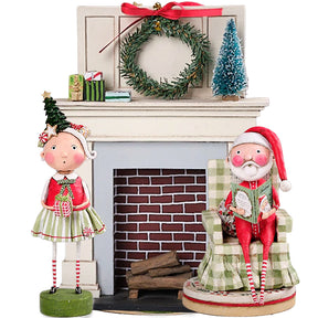Cuddle Decor Lori Mitchell Yuletide by the Fireside -Set of 3