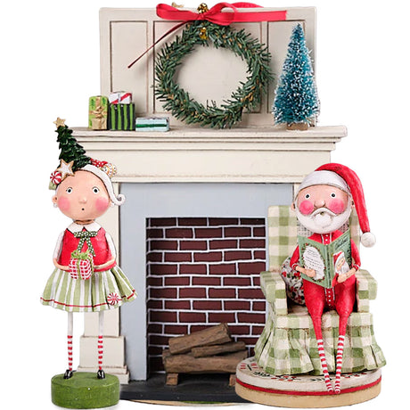 Cuddle Decor Lori Mitchell Yuletide by the Fireside -Set of 3