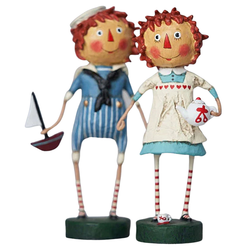 Andy and Annie Storybook Figurine and Collectible by Lori Mitchell