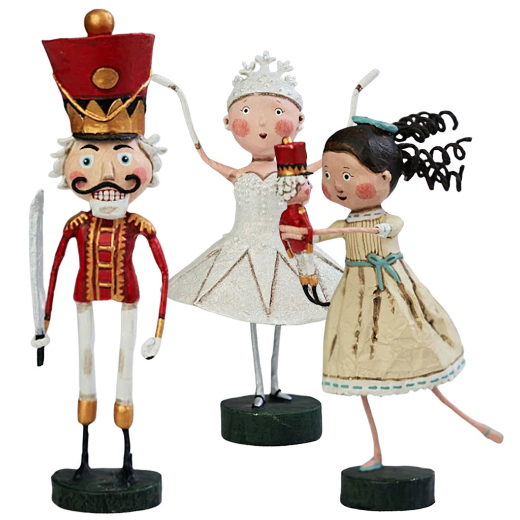 The Nutcracker Ballet Set of 3 Figurines Collectible by Lori Mitchell front