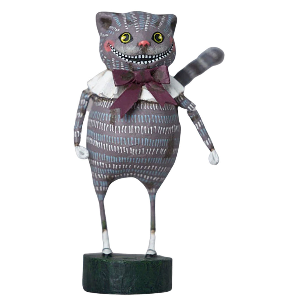 Cheshire Cat Storybook Figurine and Collectible by Lori Mitchell front