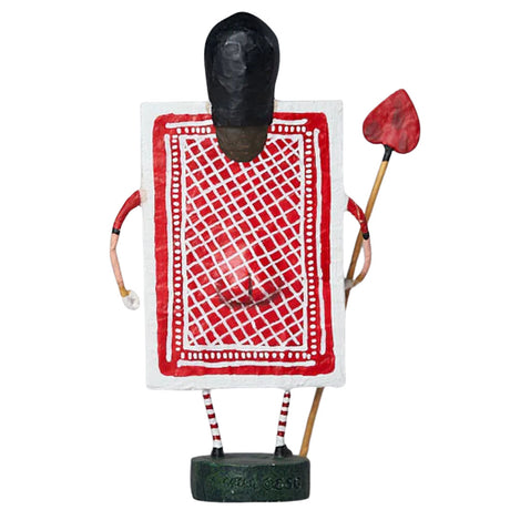 Four of Clubs Storybook Figurine and Collectible by Lori Mitchell back