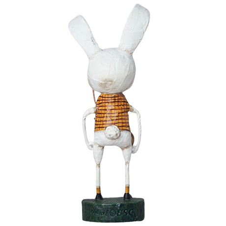 The White Rabbit Storybook Figurine and Collectible by Lori Mitchell back