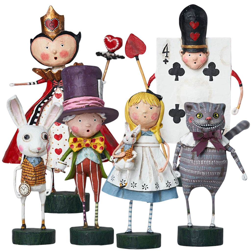 Alice in Wonderland Storybook Collectibles by Lori Mitchell - Set of 6