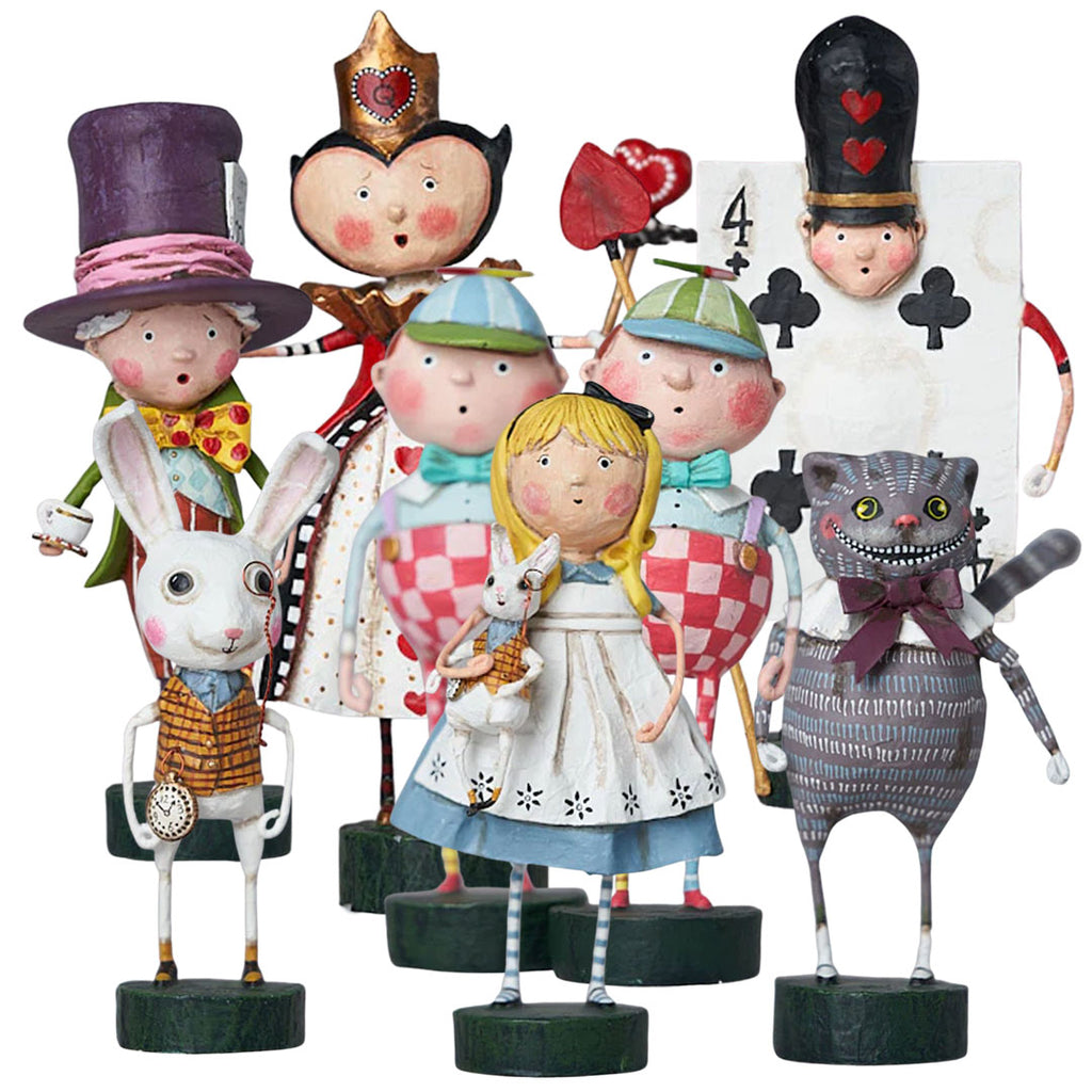 Alice in Wonderland Storybook Collectibles by Lori Mitchell - Set of 8