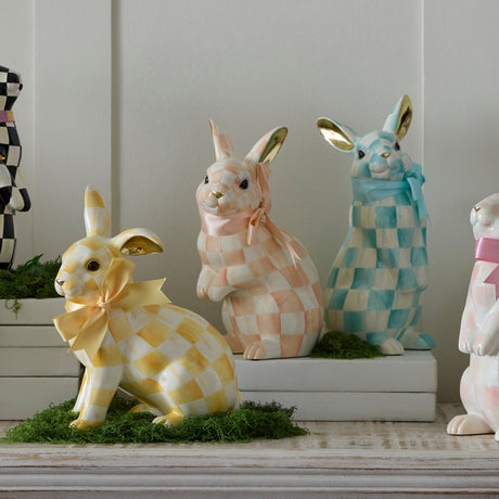 MacKenzie Childs Coral Check Duchess Bunny lifestyle 2