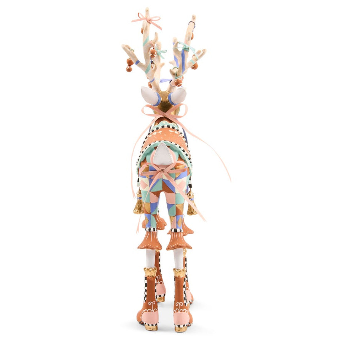 Cuddle Decor Patience Brewster by MacKenzie Childs 2026 Annual Standing Reindeer 12" back