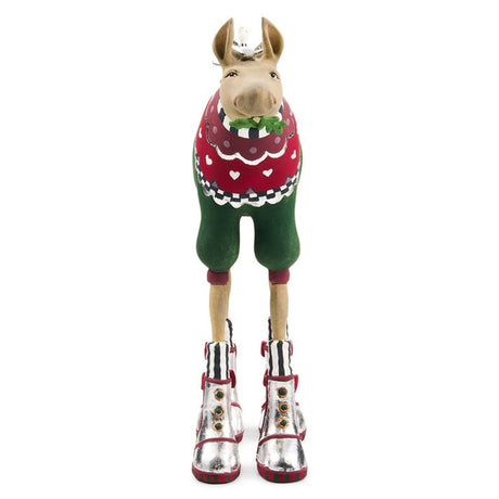 Cuddle Decor Patience Brewster by MacKenzie Childs Mooseltoe Maude Moose 10" front