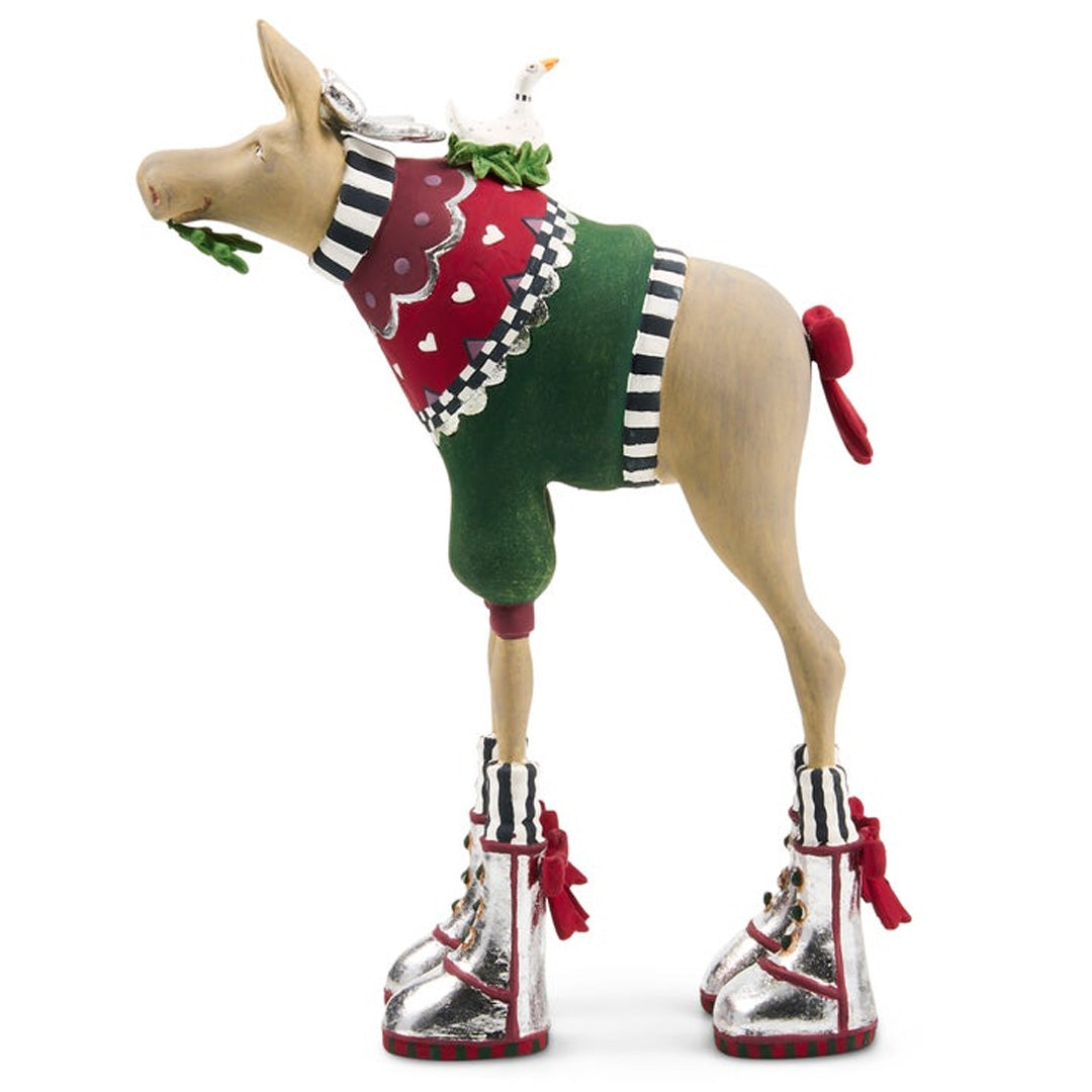 Cuddle Decor Patience Brewster by MacKenzie Childs Mooseltoe Maude Moose 10" side