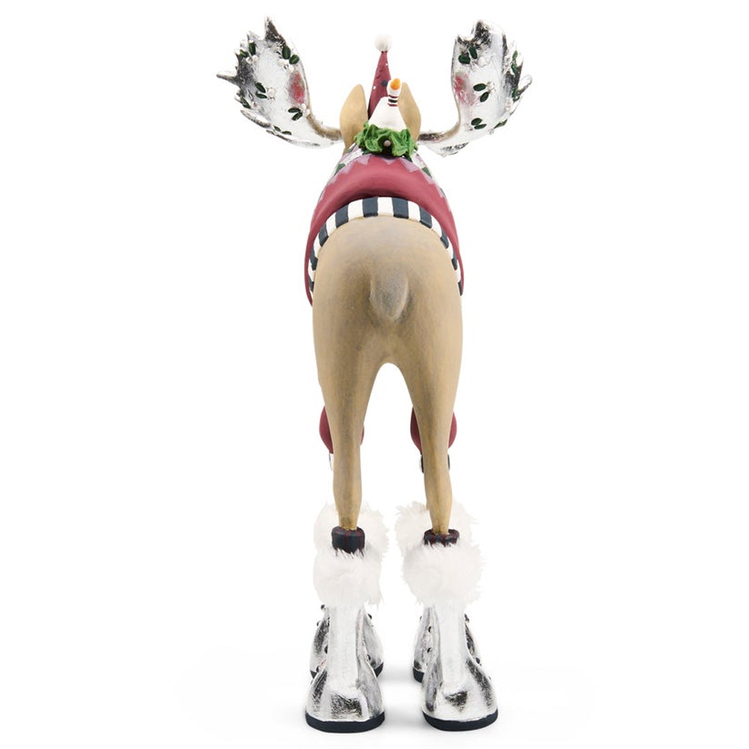 Cuddle Decor Patience Brewster by MacKenzie Childs Mooseltoe Milton Moose 11.5" back