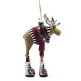 Cuddle Decor Patience Brewster by MacKenzie Childs Mooseltoe Milton Ornament 8" side