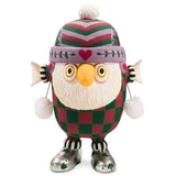 Cuddle Decor Patience Brewster by MacKenzie Childs Mooseltoe Owl Figurine 8.5" front