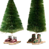Cuddle Decor Patience Brewster by MacKenzie Childs Mooseltoe Sisal Trees - Set of 2 close up