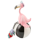 Cuddle Decor MacKenzie Childs Patience Brewster Sheila Flamingo on Ball side