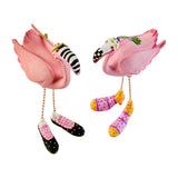 Cuddle Decor MacKenzie Childs Patience Brewster Sheila and Sheldon Flamingo MINI Figures top