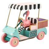 Cuddle Decor MacKenzie Childs Patience Brewster Sheldon Flamingo Goes Golfing front