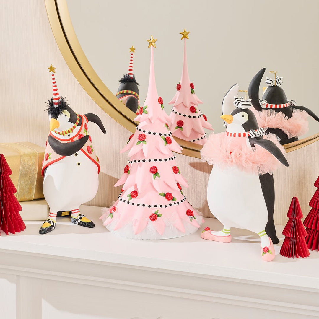 Cuddle Decor Patience Brewster by MacKenzie Childs Thaddeus Penguin Figure 12.25" lifestyle