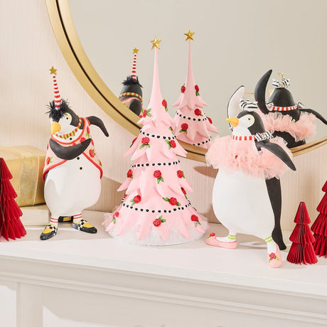 Cuddle Decor Patience Brewster by MacKenzie Childs Thaddeus Penguin Figure 12.25" lifestyle