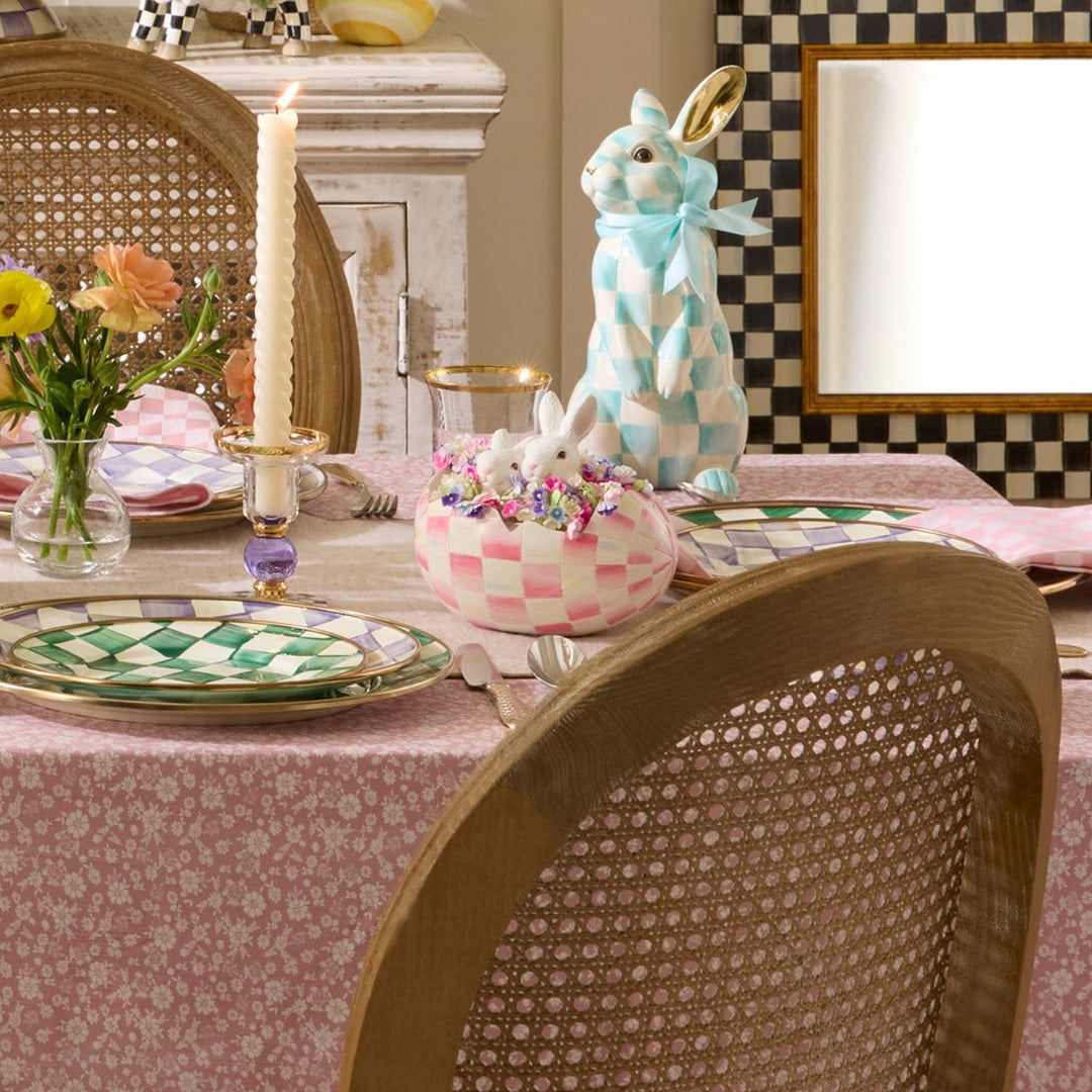 Cuddle Decor MacKenzie Childs Rosy Check Peekaboo Egg lifestyle 2