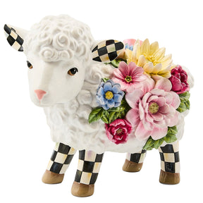 Cuddle Decor MacKenzie Childs Frolic Spring lamb front