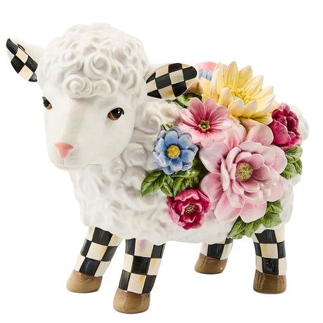 Cuddle Decor MacKenzie Childs Frolic Spring lamb front