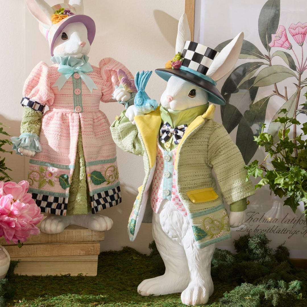 Cuddle Decor MacKenzie Childs Frolic Spring Mr Rabbit lifestyle