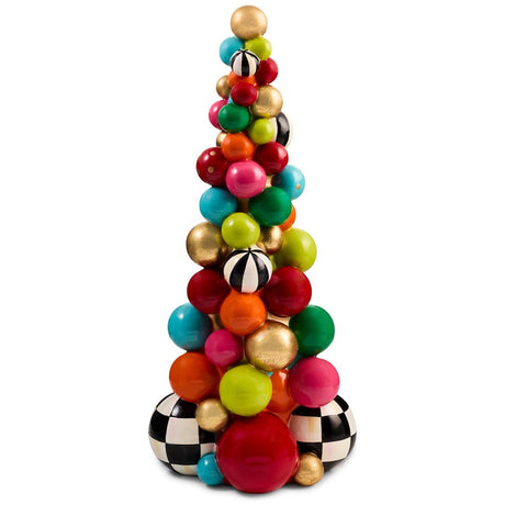Cuddle Decor Mackenzie Childs Confetti Bauble Tree 16" front