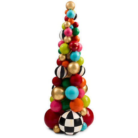 Cuddle Decor Mackenzie Childs Confetti Bauble Tree 16" back