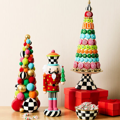 Cuddle Decor Mackenzie Childs Confetti Bauble Tree 16" lifestyle