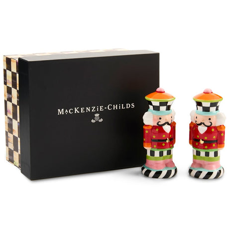Cuddle Decor Mackenzie Childs Confetti Nutcracker Salt and Pepper - Set of 2 front