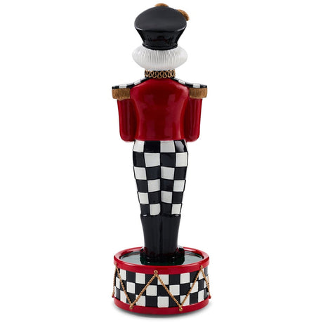 Cuddle Decor Mackenzie Childs Countdown Musical Nutcracker 12.2" back