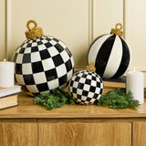 Cuddle Decor Mackenzie Childs Courtly Check Small Tabletop Ornament 7" lifestyle