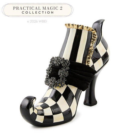 Cuddle Decor Mackenzie Chids Courtly Check Witch's Shoe 10" front