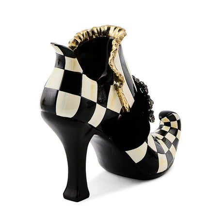Cuddle Decor Mackenzie Chids Courtly Check Witch's Shoe 10" back