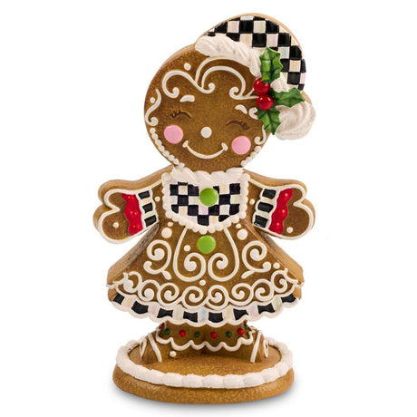 Cuddle Decor Mackenzie Childs Gingerbread Girl 6" front