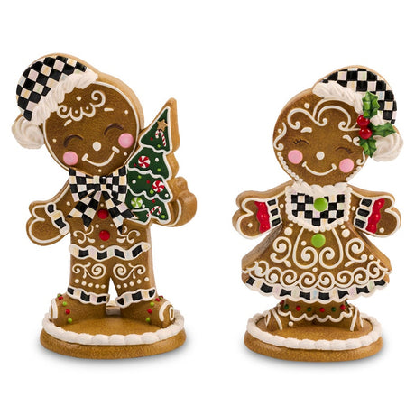 Cuddle Decor Mackenzie Childs Gingerbread Girl 6" set