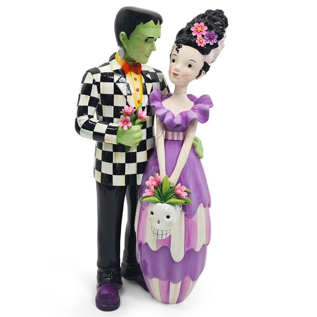 Cuddle Decor Mackenzie Childs Glam 'o' ween Frankie & Bride 9.25" front