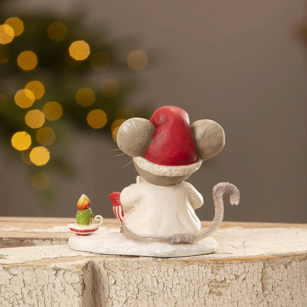 Bethany Lowe Manny Mouse with Candle back